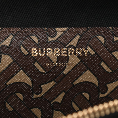 Burberry E-Canvas Monogram Stripe Medium Sonny Bum Bag Bridle Brown 6 of 9