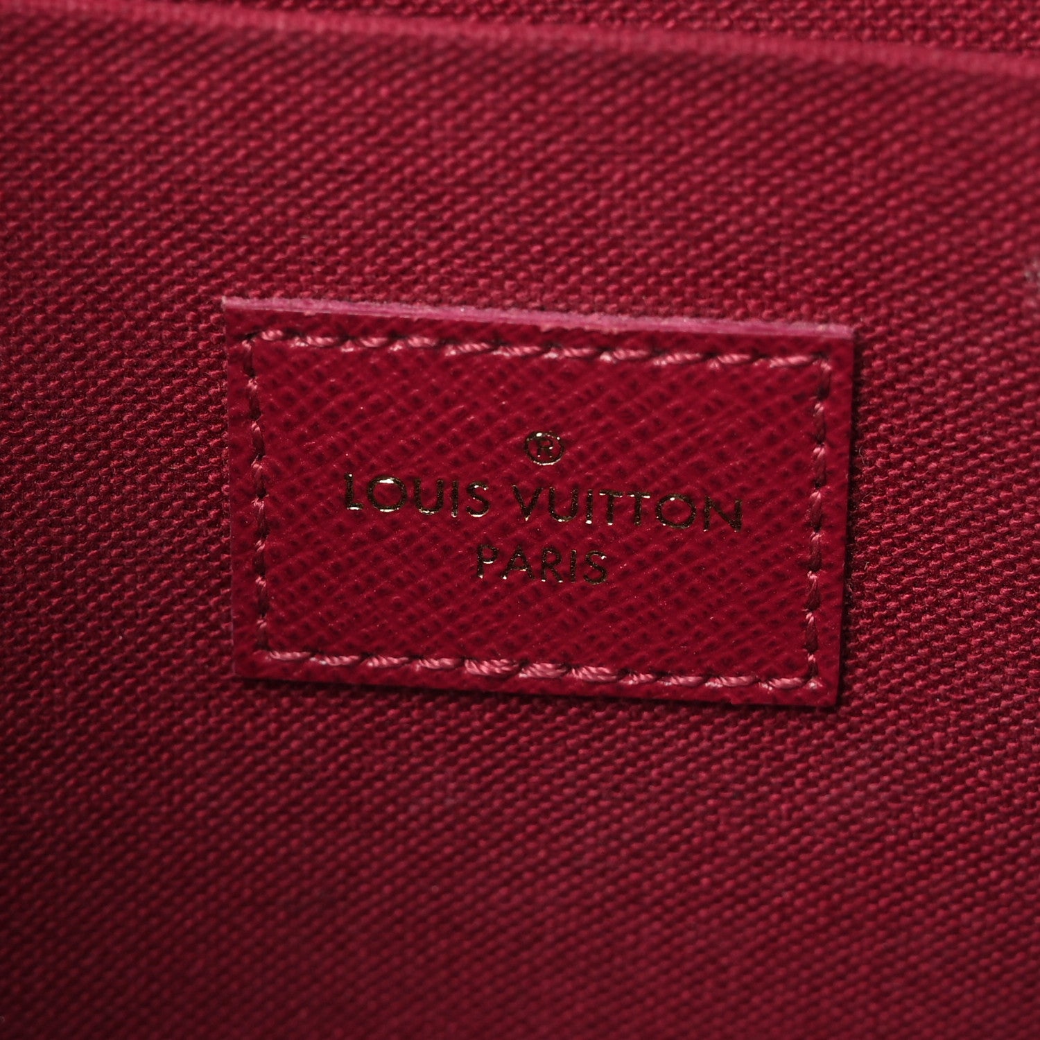 Louis Vuitton Monogram Pochette Felicie Chain Wallet Fuchsia 6 of 8