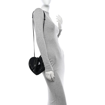 Alaia Patent Calfskin Le Coeur Bag Black 2 of 11
