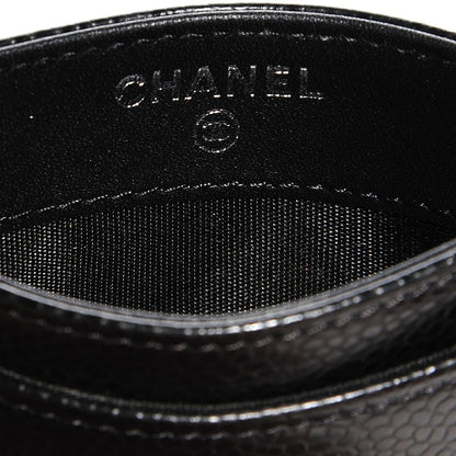 Chanel Caviar Timeless CC Card Holder Black 7 of 7