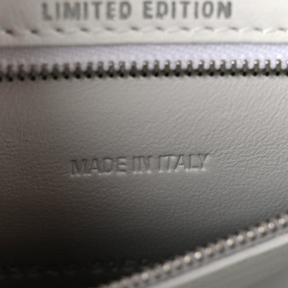 Balenciaga X ADIDAS Shiny Box Calfskin Hourglass Top Handle Bag XS Off White 8 of 11