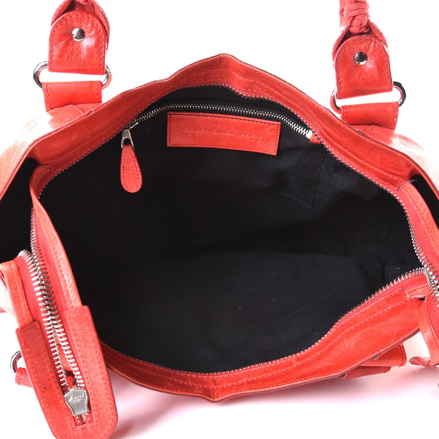 Agneau Giant 21 Silver Hardware City Vermillion
