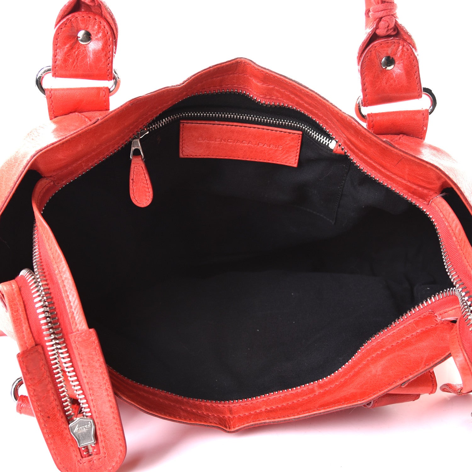 Balenciaga Agneau Giant 21 Silver Hardware City Vermillion 4 of 18