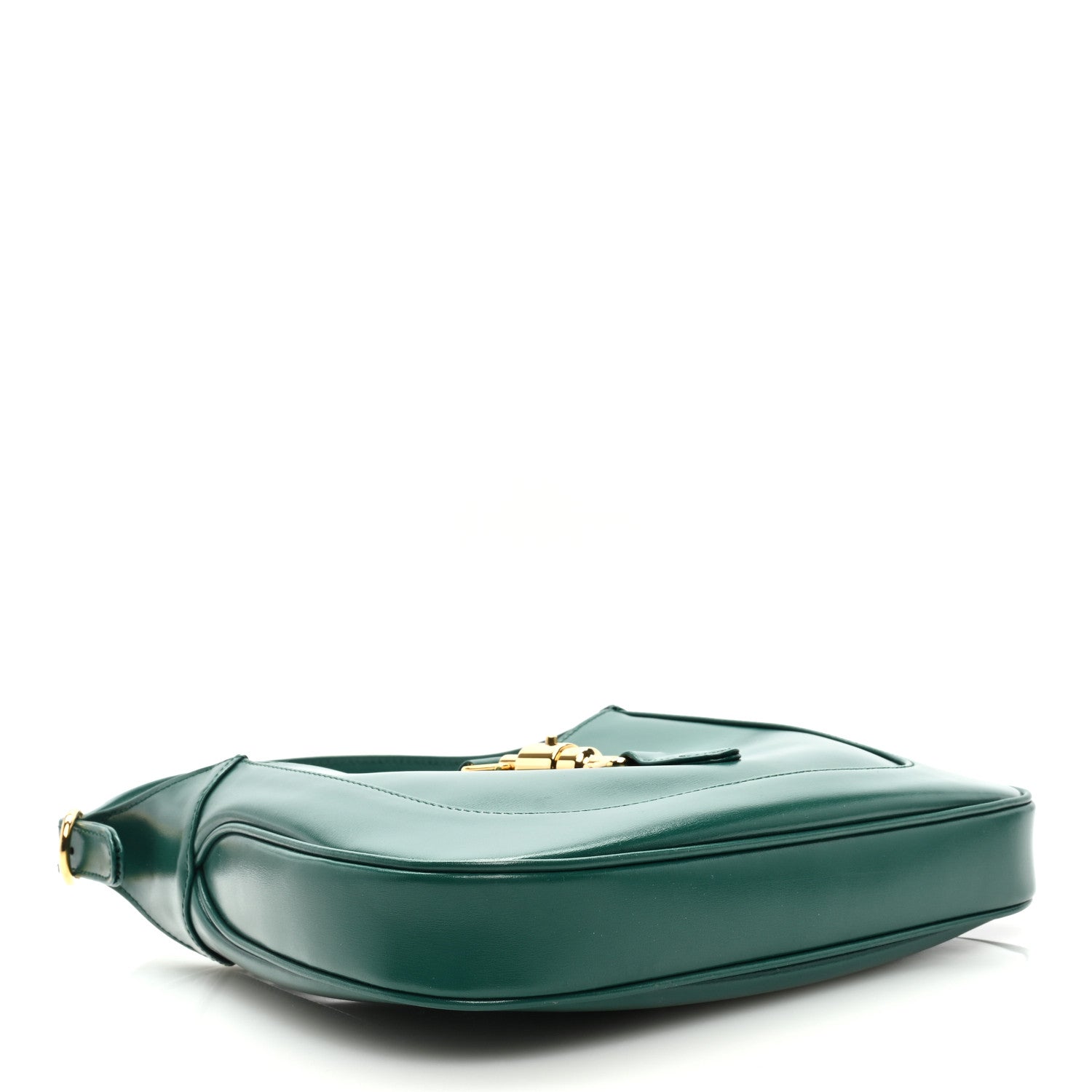 Gucci Boarded Dyana Lux Calfskin Small Jackie 1961 Hobo Emerald 5 of 9