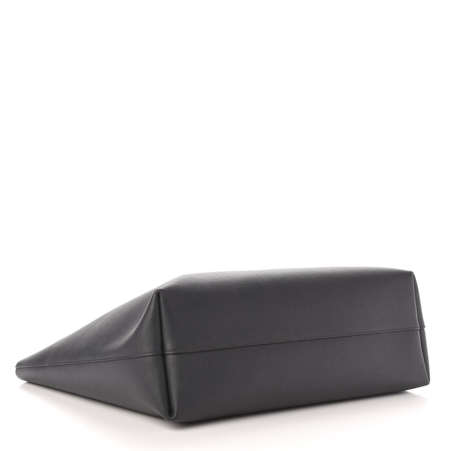 Calfskin Large Shopping Tote Asphalt