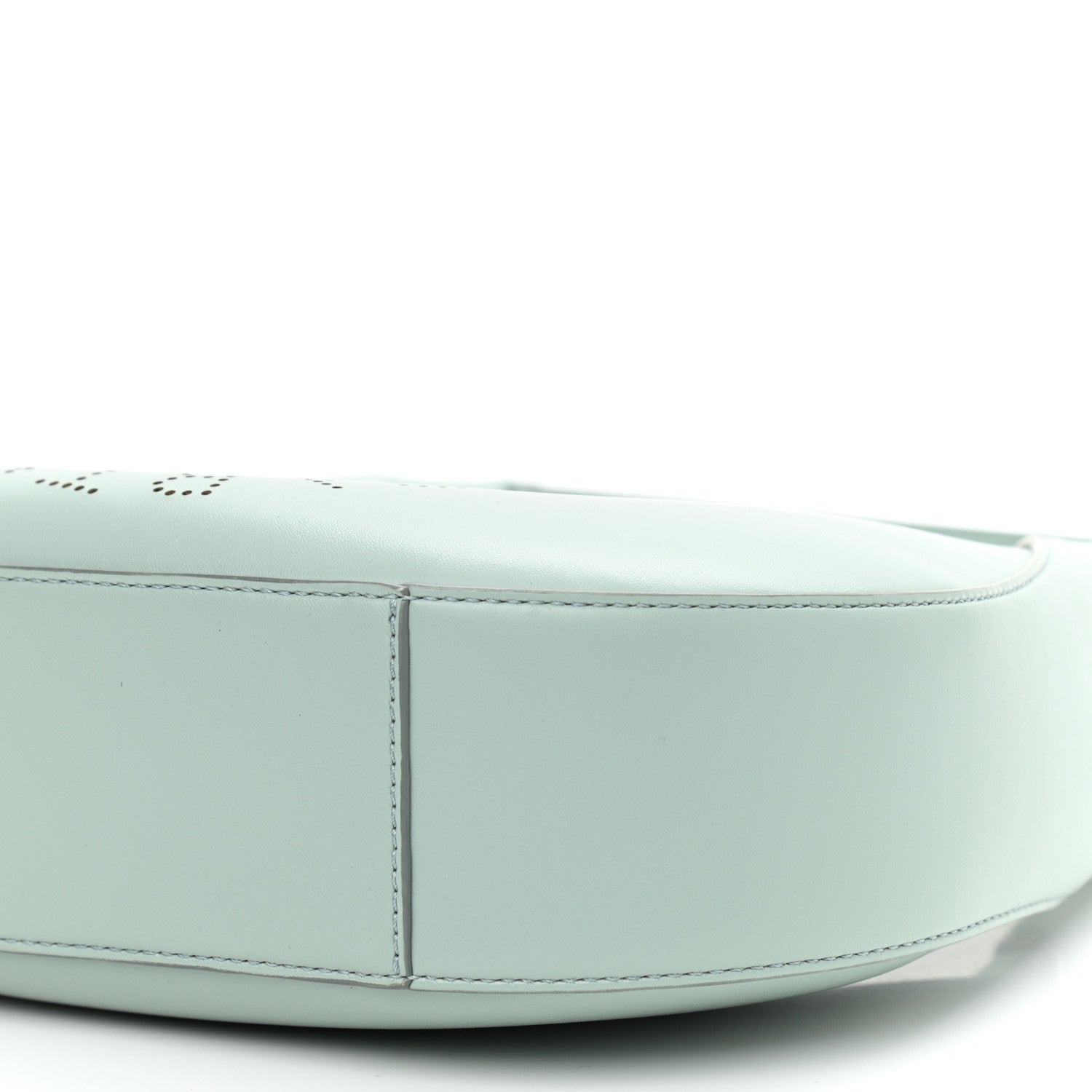 Stella McCartney Eco Alter Nappa Perforated Logo Small Hobo Mist 9 of 9