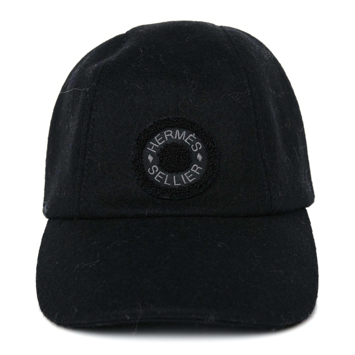 Hermes Wool Davis Varsity Hat 57 Black 4 of 6