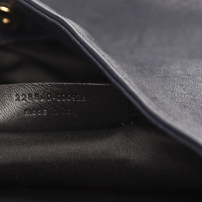 Saint Laurent Goatskin Large Roady Hobo Navy 7 of 13