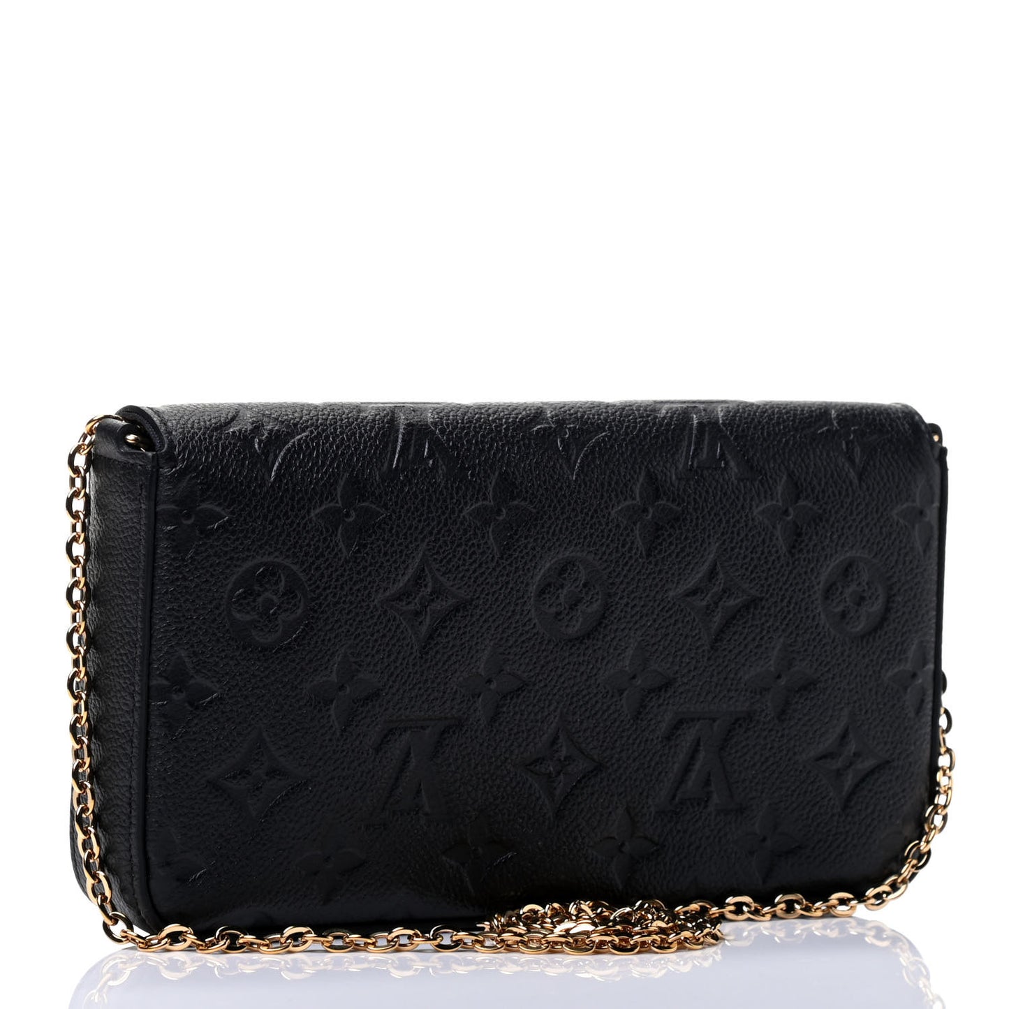 Empreinte Pochette Felicie Chain Wallet Black