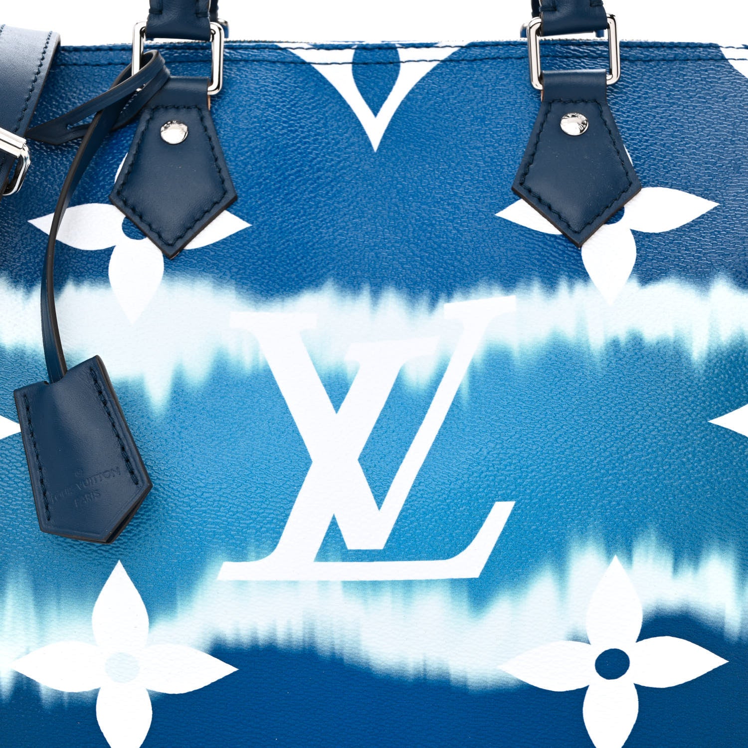 Louis Vuitton Monogram Escale Speedy Bandouliere 30 Blue 8 of 11