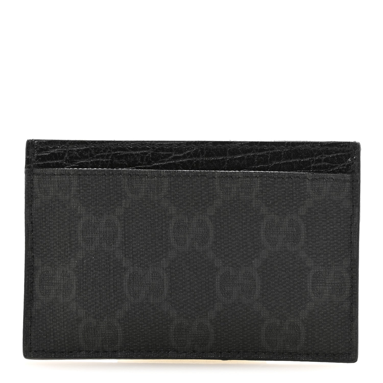 Gucci GG Plus Monogram Card Holder Black 1 of 7