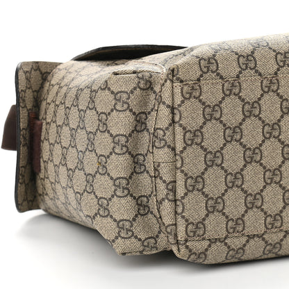 Gucci GG Plus Monogram Messenger Diaper Bag Dark Brown 5 of 9