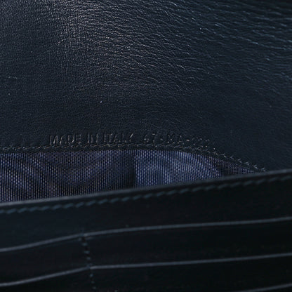 Christian Dior CHRISTIAN DIOR Oblique Saddle Chain Long Wallet Blue 7 of 10