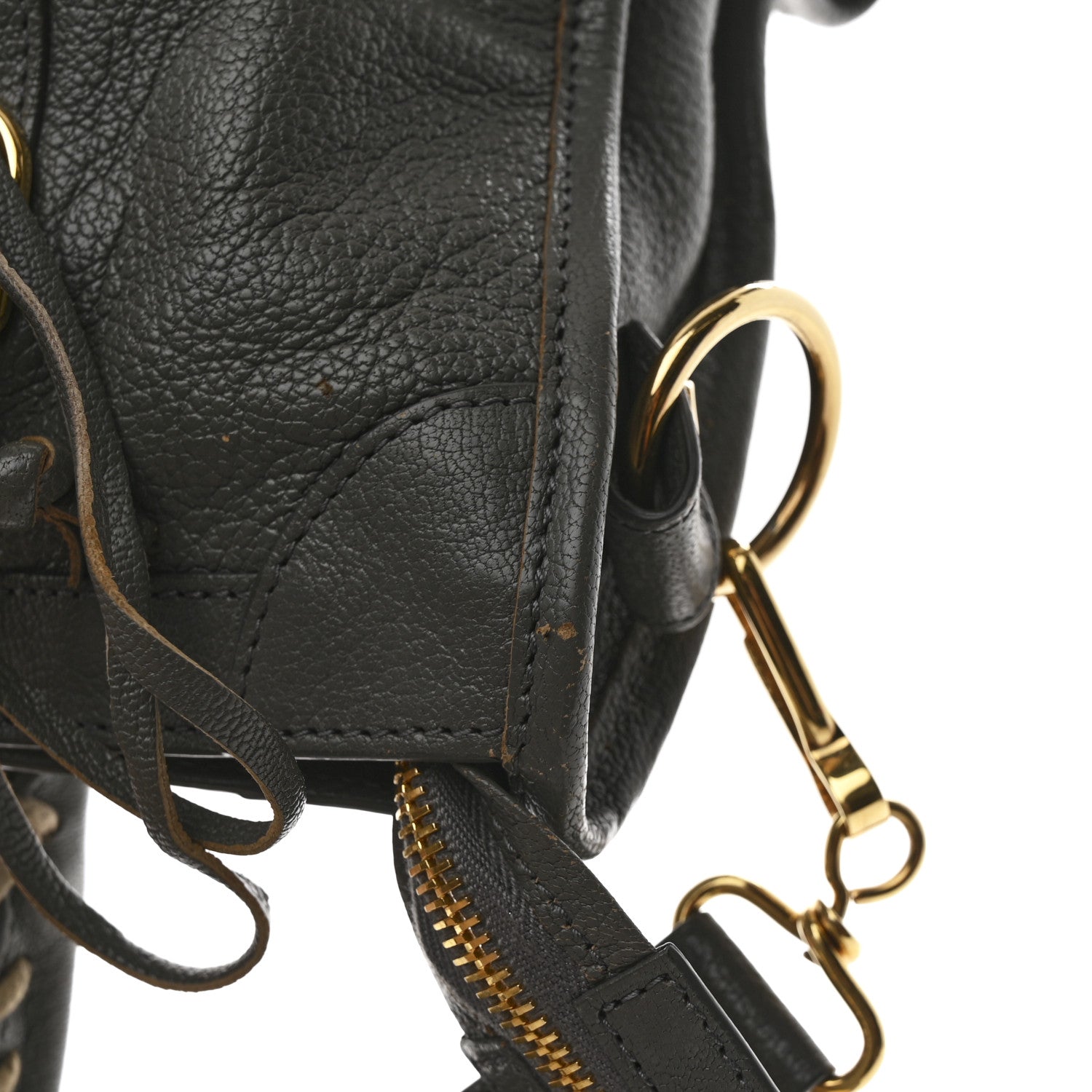 Balenciaga Chevre Gold Metallic Edge Hardware S City Gris Acier 12 of 14