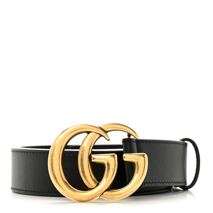 Gucci Calfskin Double G 30mm Belt 75 30 Black 1 of 8