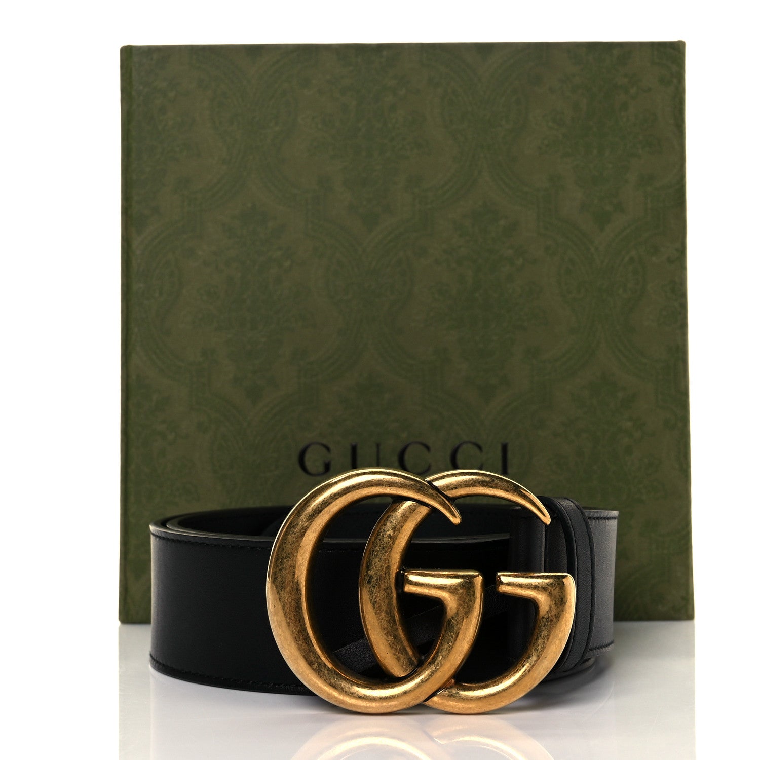 Gucci Calfskin Double G 40mm Belt 85 34 Black 6 of 6