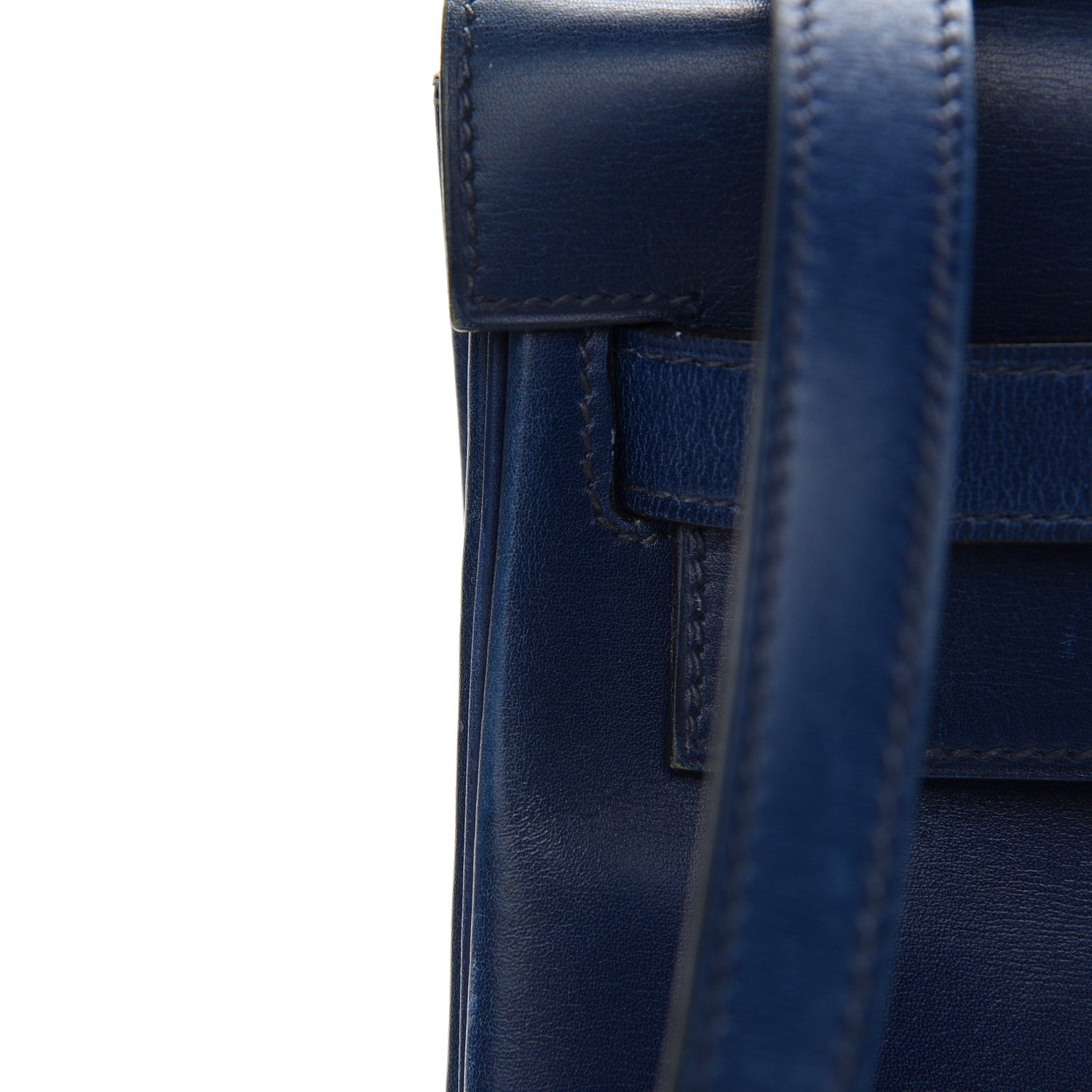Hermes Box Kelly Retourne 32 Bleu Saphir 14 of 15