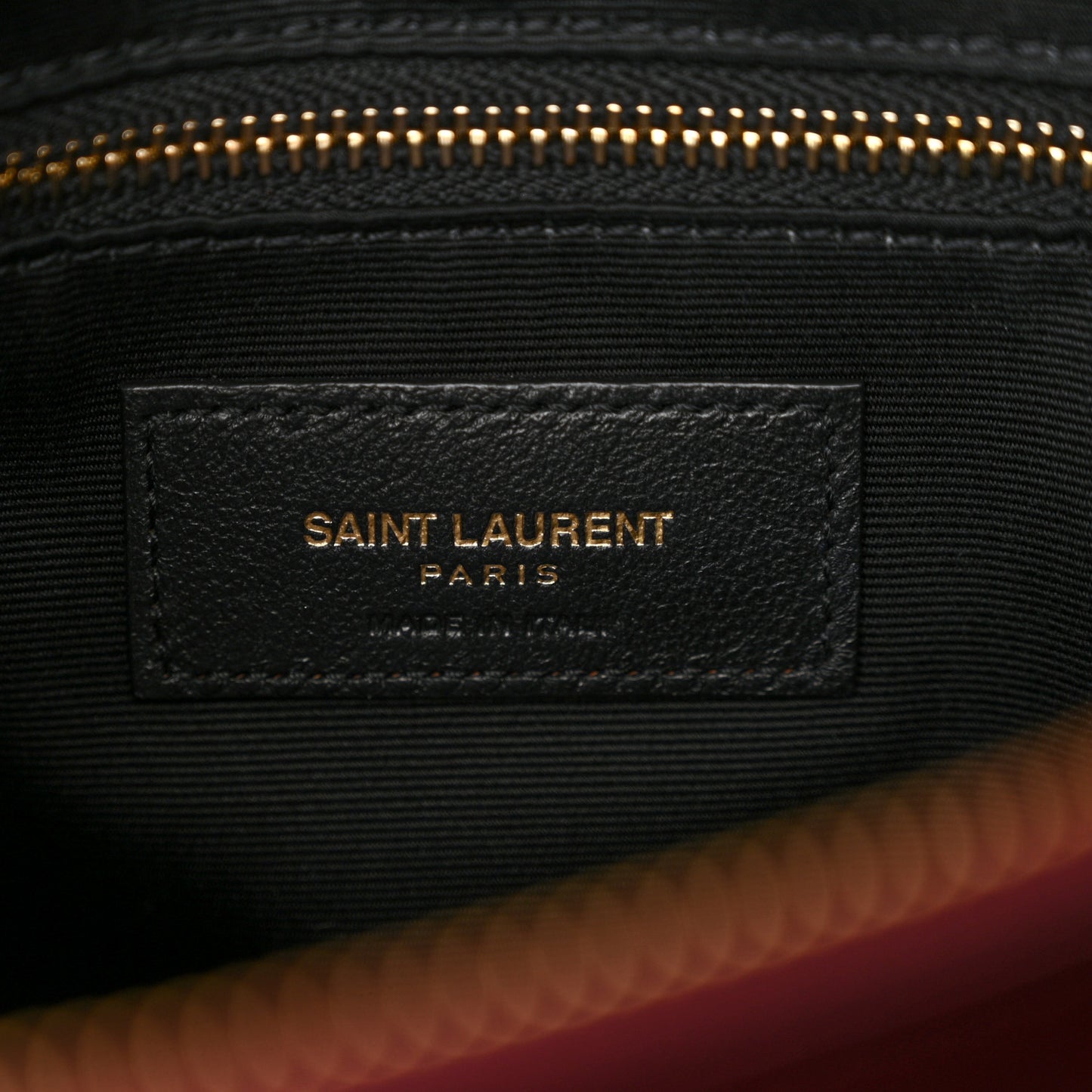 Calfskin Y Quilted Monogram Medium Loulou Chain Satchel Rouge Legion