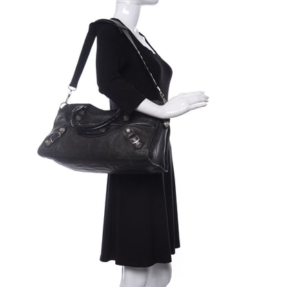 Balenciaga Agneau Giant 21 Silver Hardware Part Time Black 2 of 12