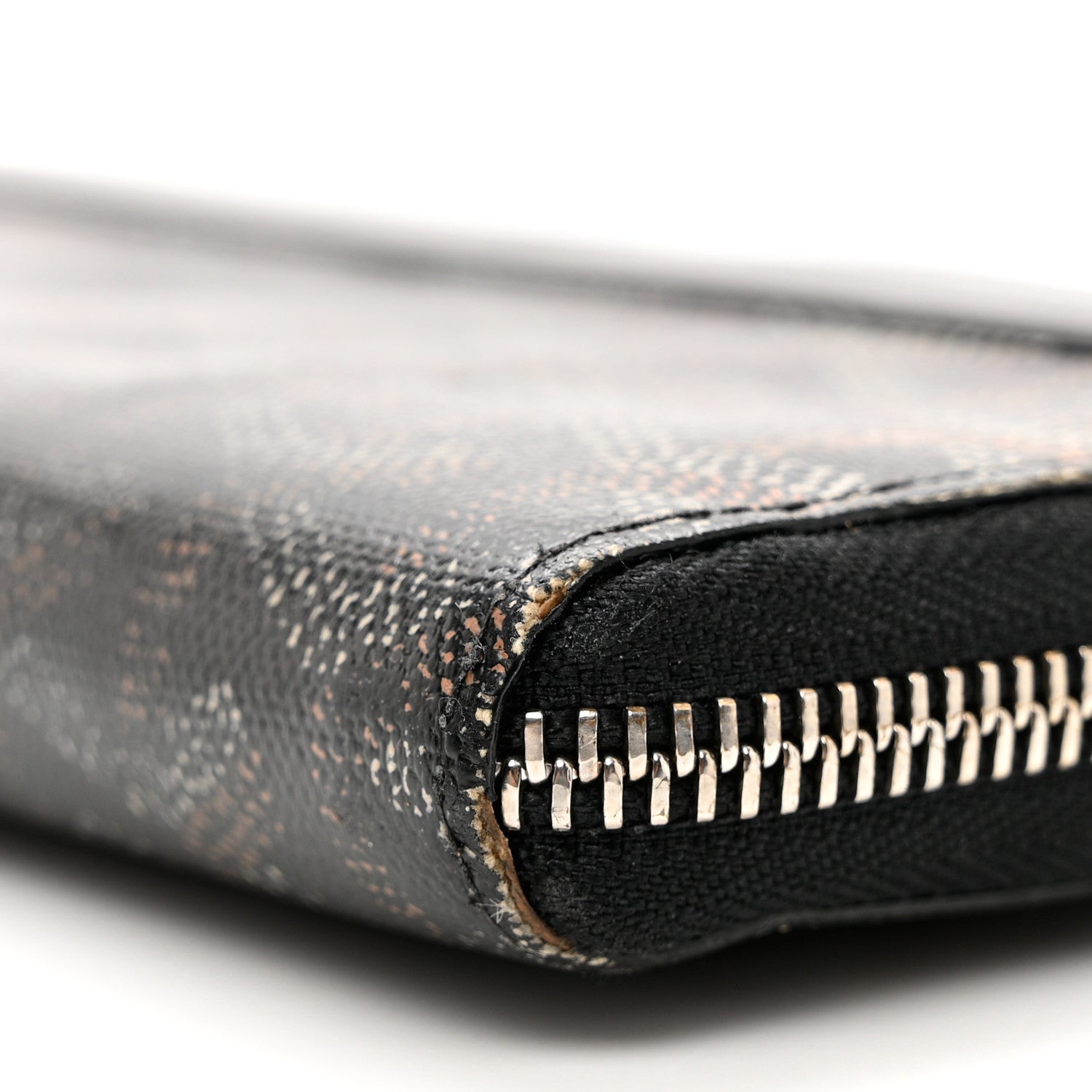 Goyard Goyardine Matignon Zip Around GM Wallet Black 7 of 8