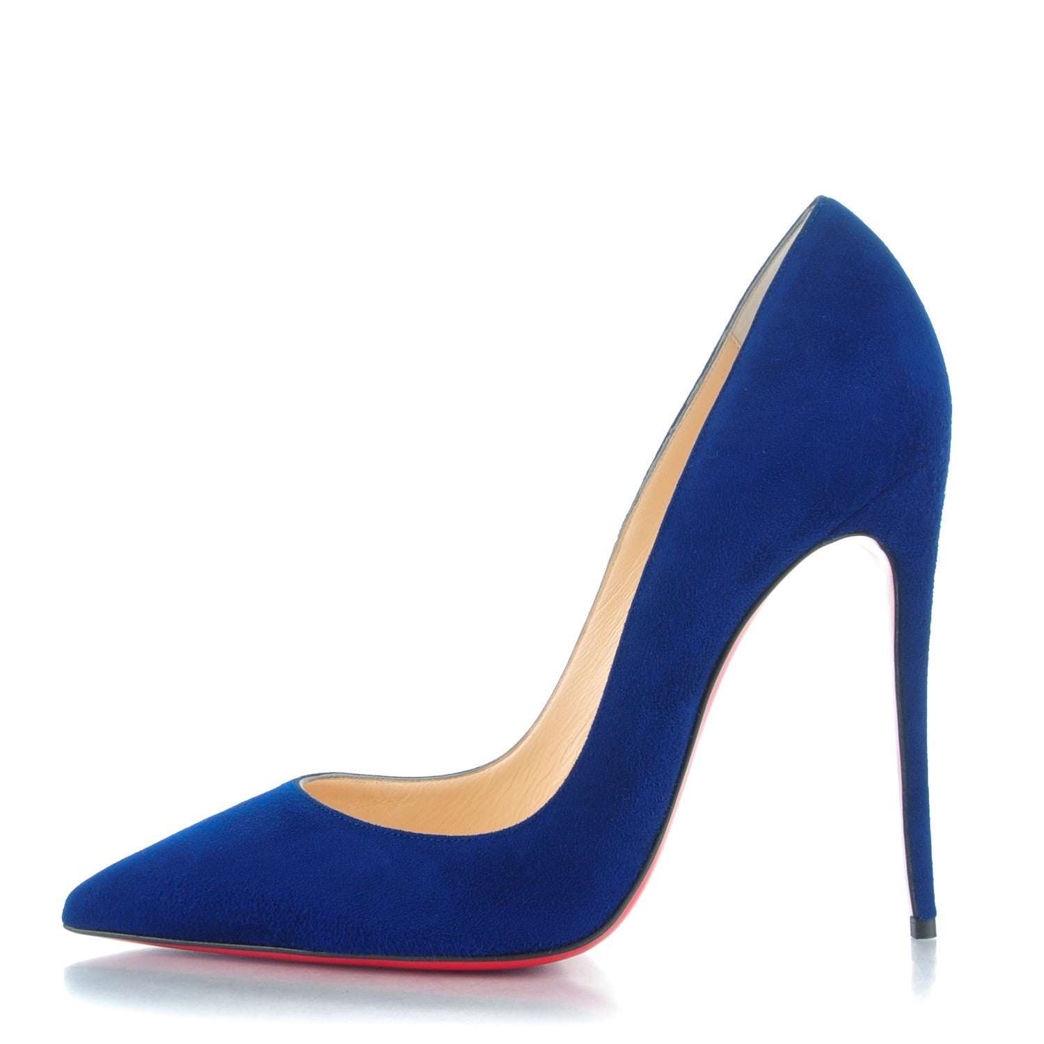 Christian Louboutin Suede So Kate 120 Pumps 38 Navy 1 of 8