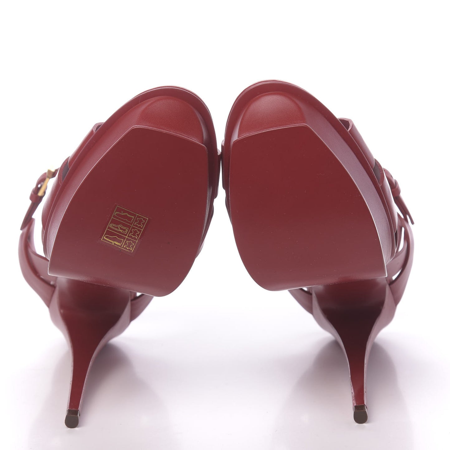 Calfskin Tribute 105 Platform Sandals 41 Cordovan