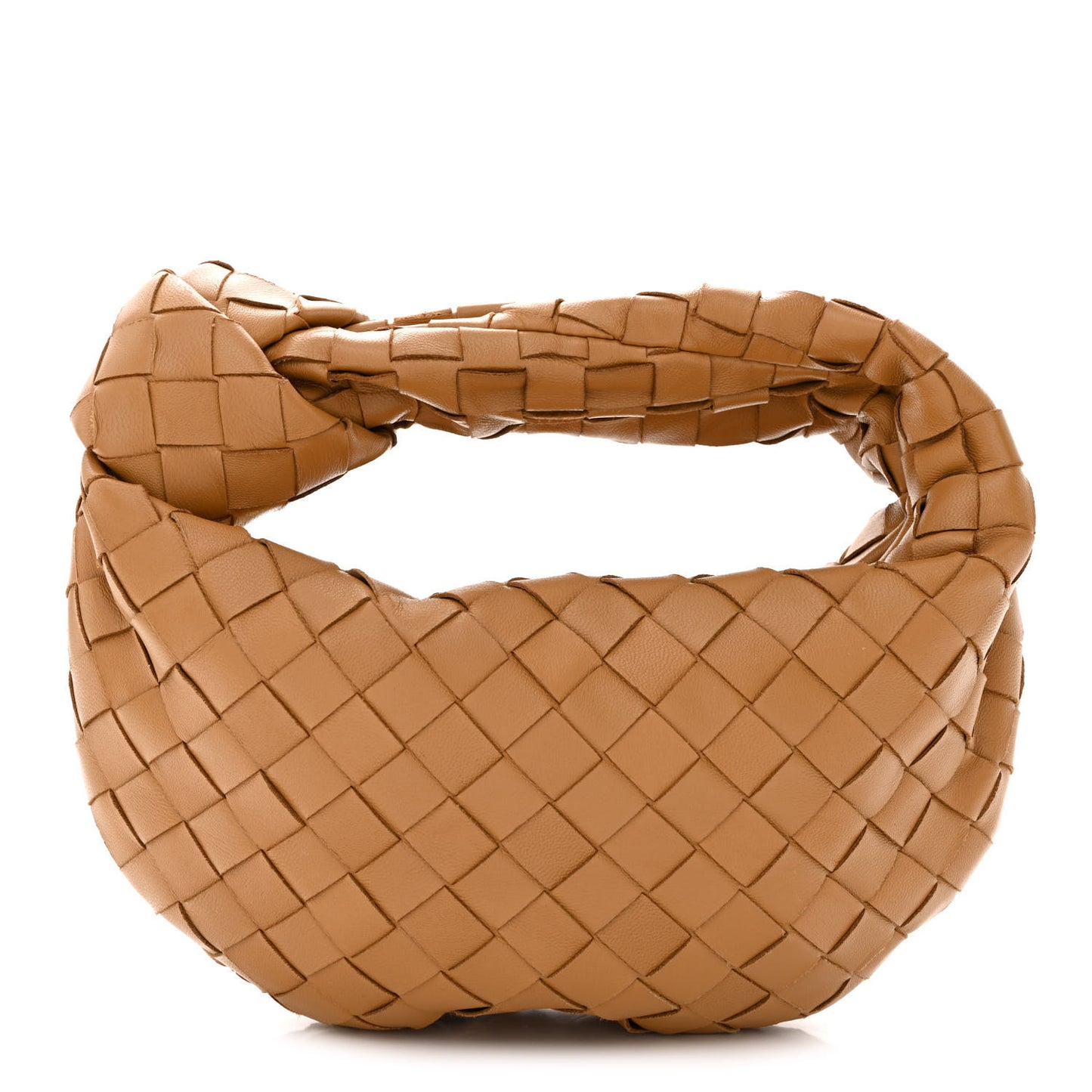 Nappa Intrecciato Mini Jodie Caramel