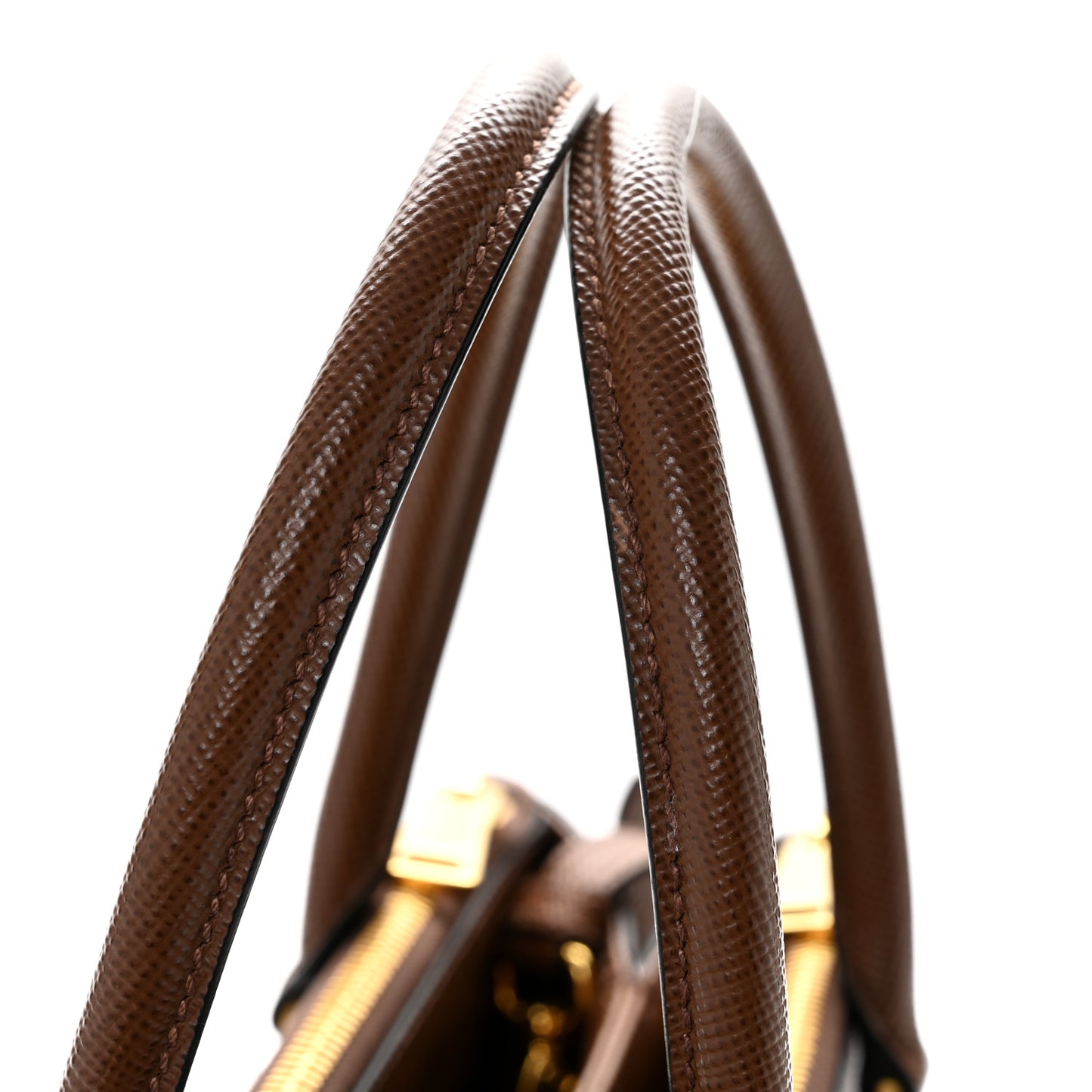 Saffiano Cuir Medium Galleria Double Zip Tote Palissandro