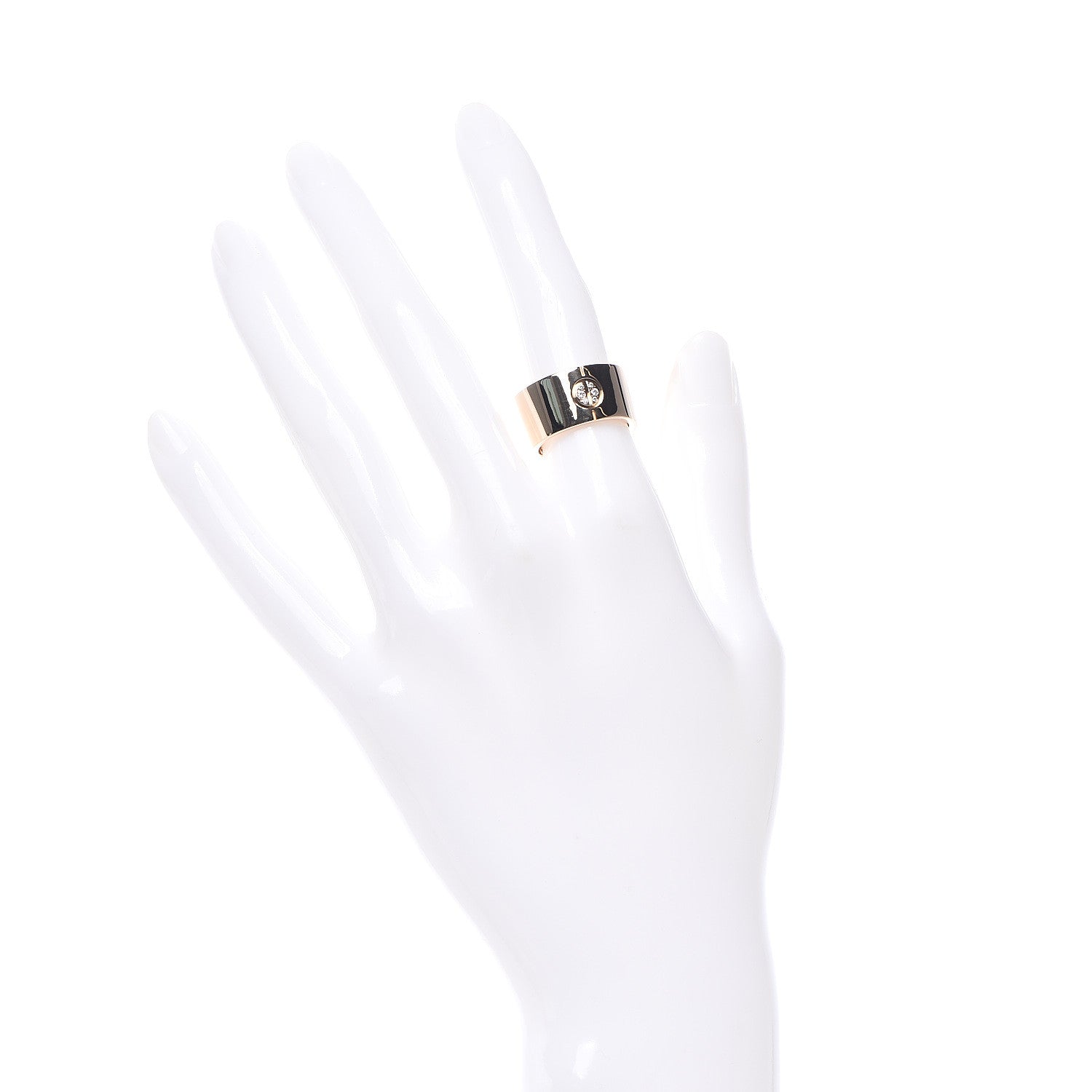 Cartier 18K Yellow Gold Diamond 10mm LOVE Ring 50 5.25 2 of 4