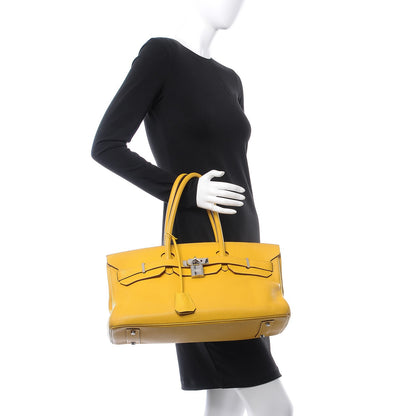 Hermes Taurillon Clemence JPG Shoulder Birkin II Soleil 2 of 39