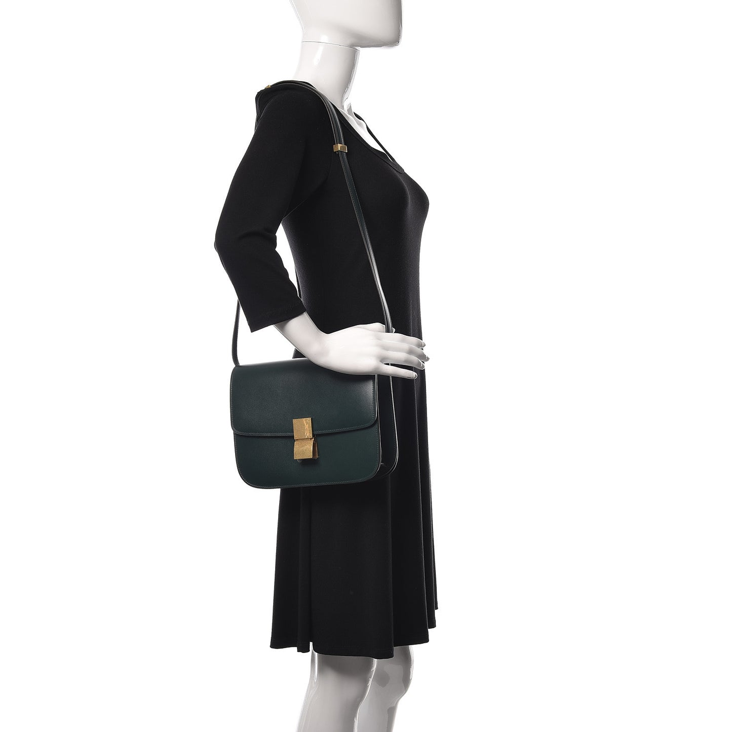 Box Calfskin Classic Box Medium Flap Bag Amazone