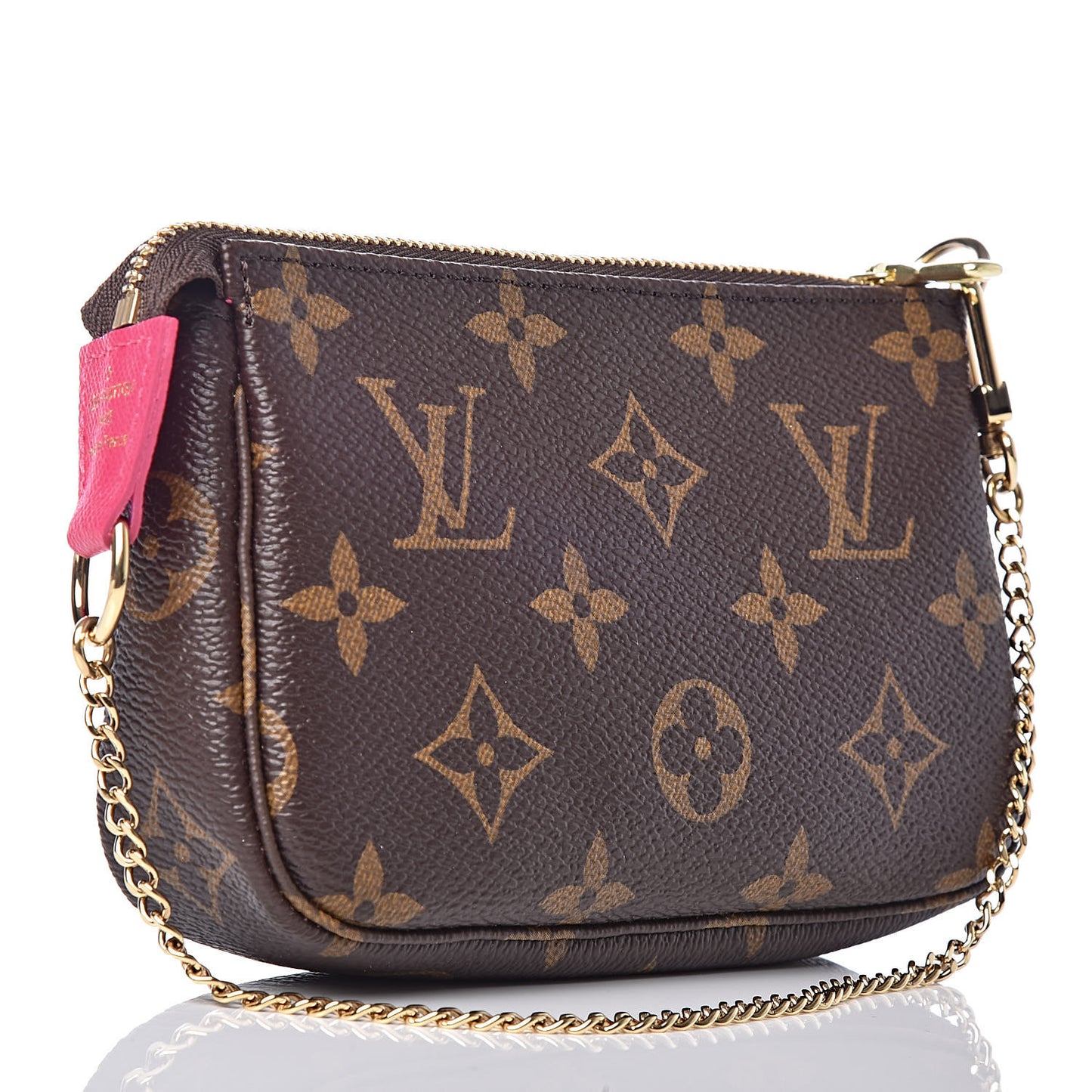 Monogram 2019 Christmas Animation Mini Courchevel Pochette Accessories Fuchsia