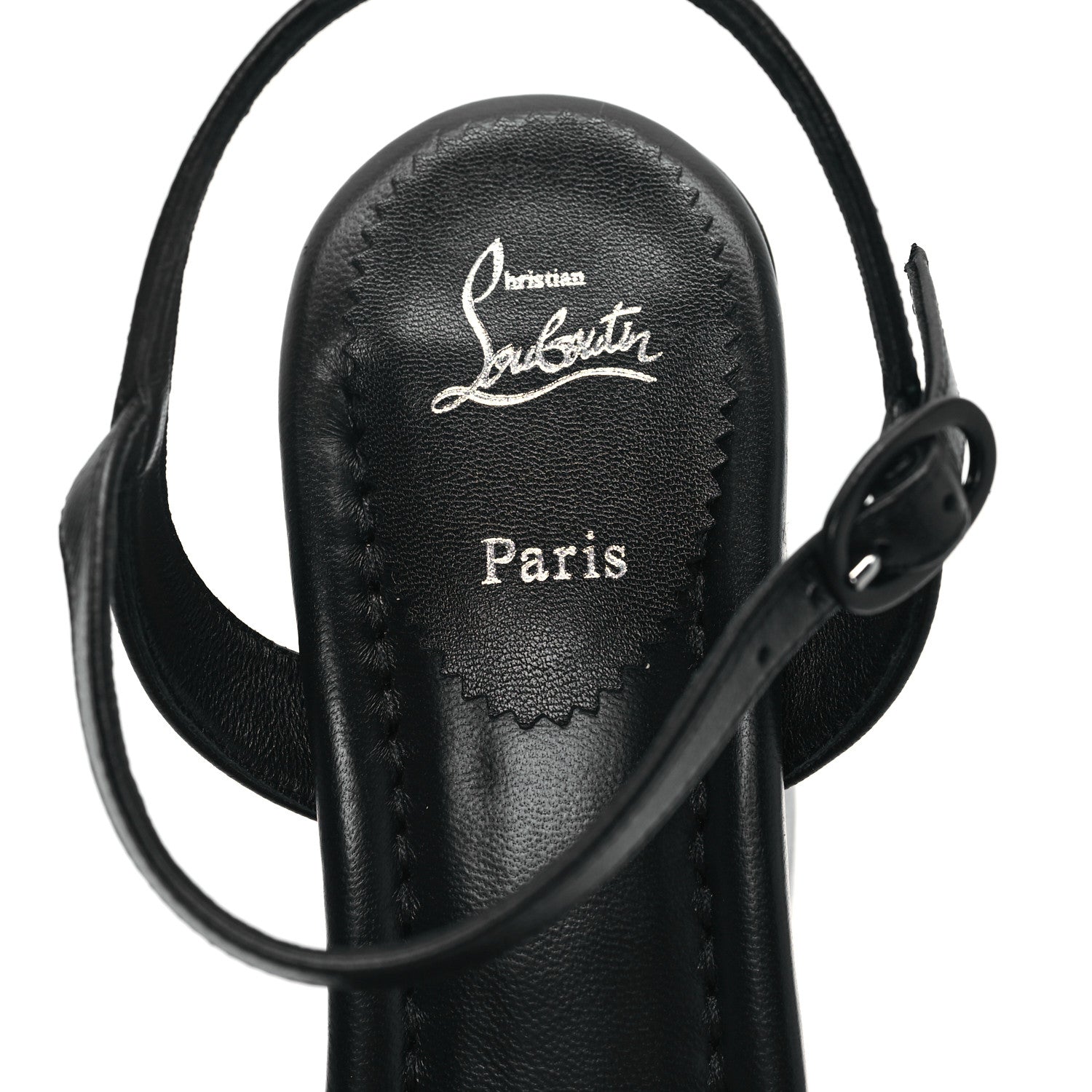 Christian Louboutin Nappa Miss Jane 85 Sandal 38 Black 7 of 9