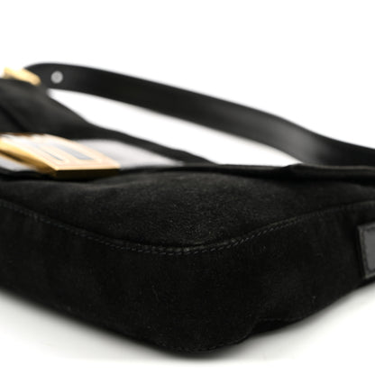 Fendi Suede Baguette Black 9 of 9