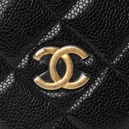 Chanel Caviar Quilted Coin Purse Belt Bag Black 7 of 10