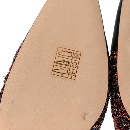 Chanel Tweed Grosgrain Cap Toe CC Slingback Pumps 38 Pink Black 7 of 13