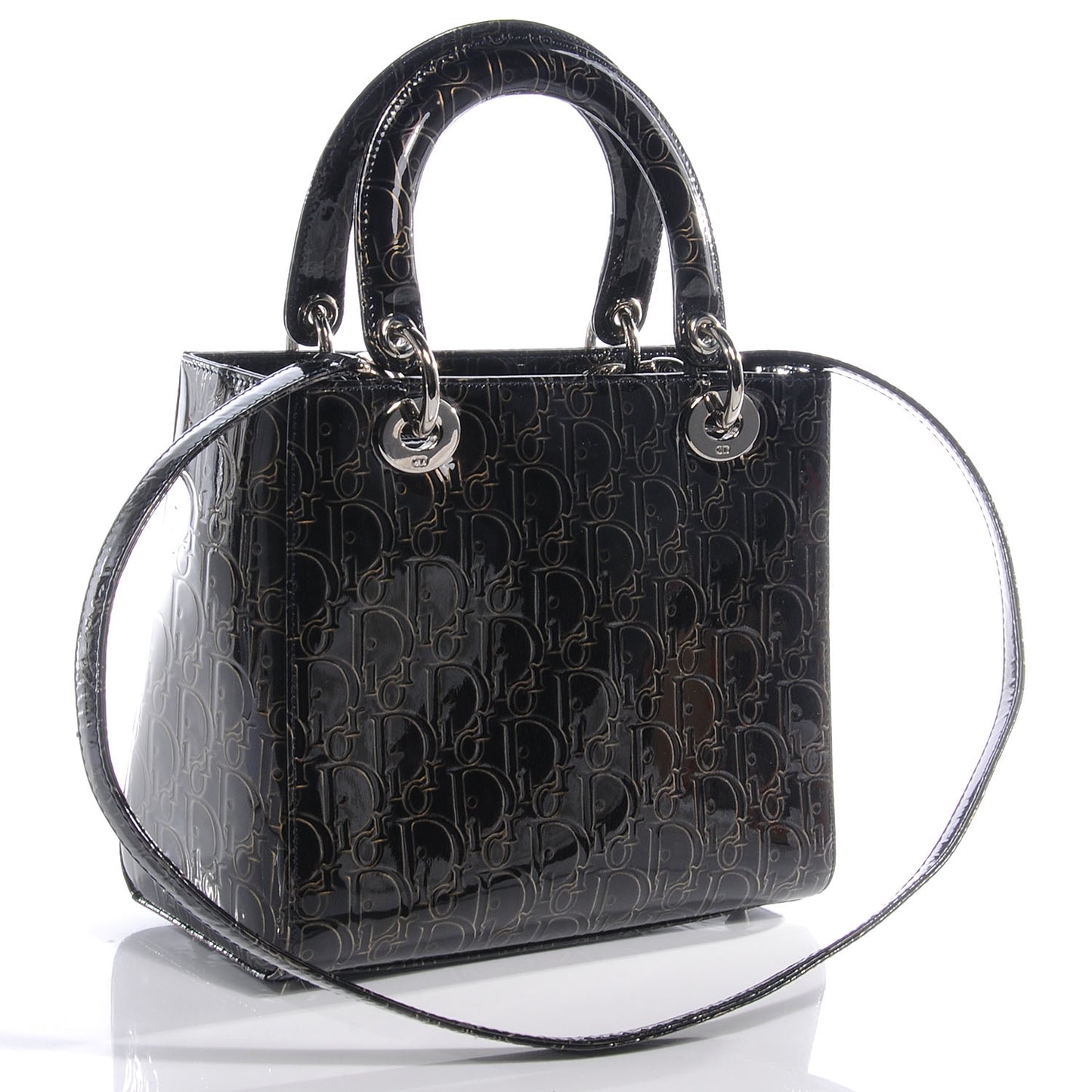 Patent Diorissimo Medium Lady Dior Black