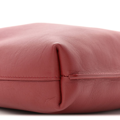 Saint Laurent Smooth Calfskin Small Suzanne Hobo Red 9 of 9