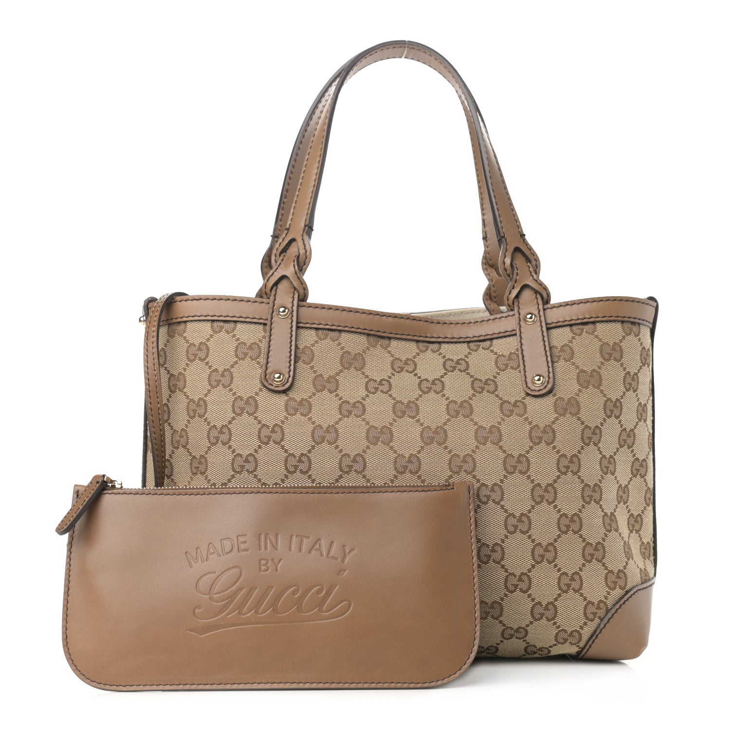 Gucci Monogram Small Craft Tote Light Brown 1 of 14