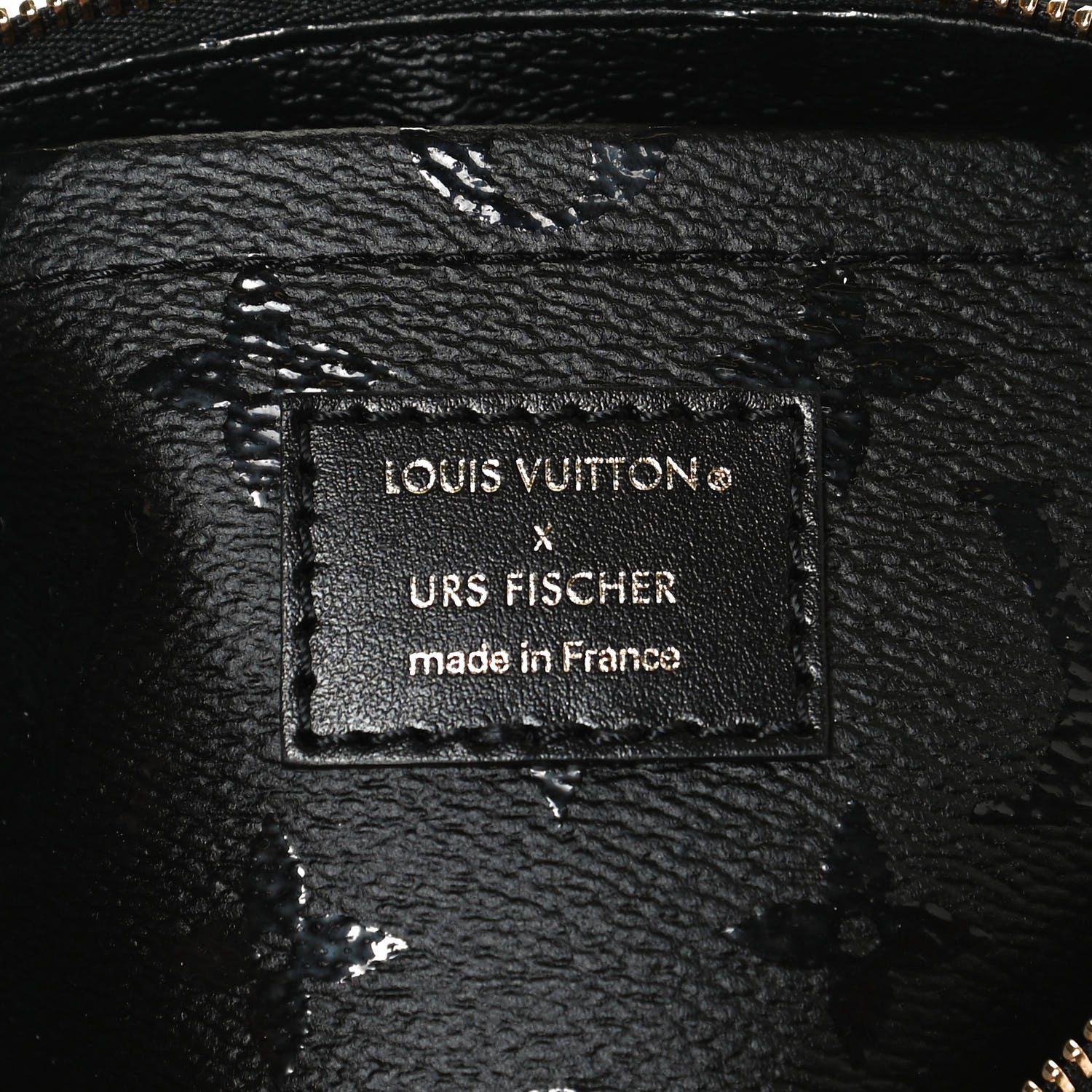 Louis Vuitton X UF Tufted Monogram Pochette Accessories Black Red 6 of 13