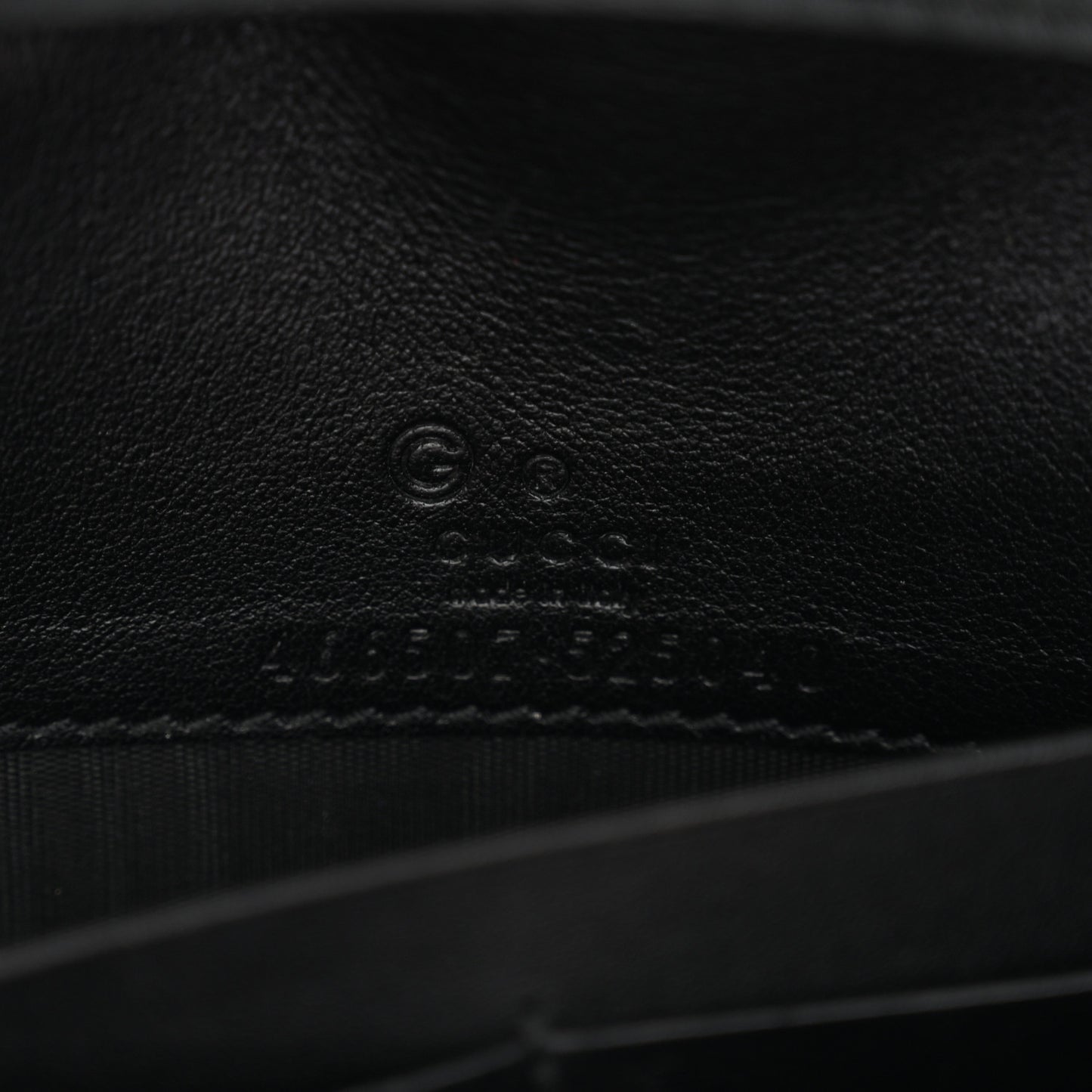 Soft Microguccissima Crossbody Wallet Black