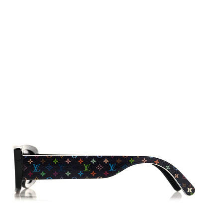Louis Vuitton LV X TM Acetate Monogram Multicolor Sunglasses Z2709W Black 3 of 7