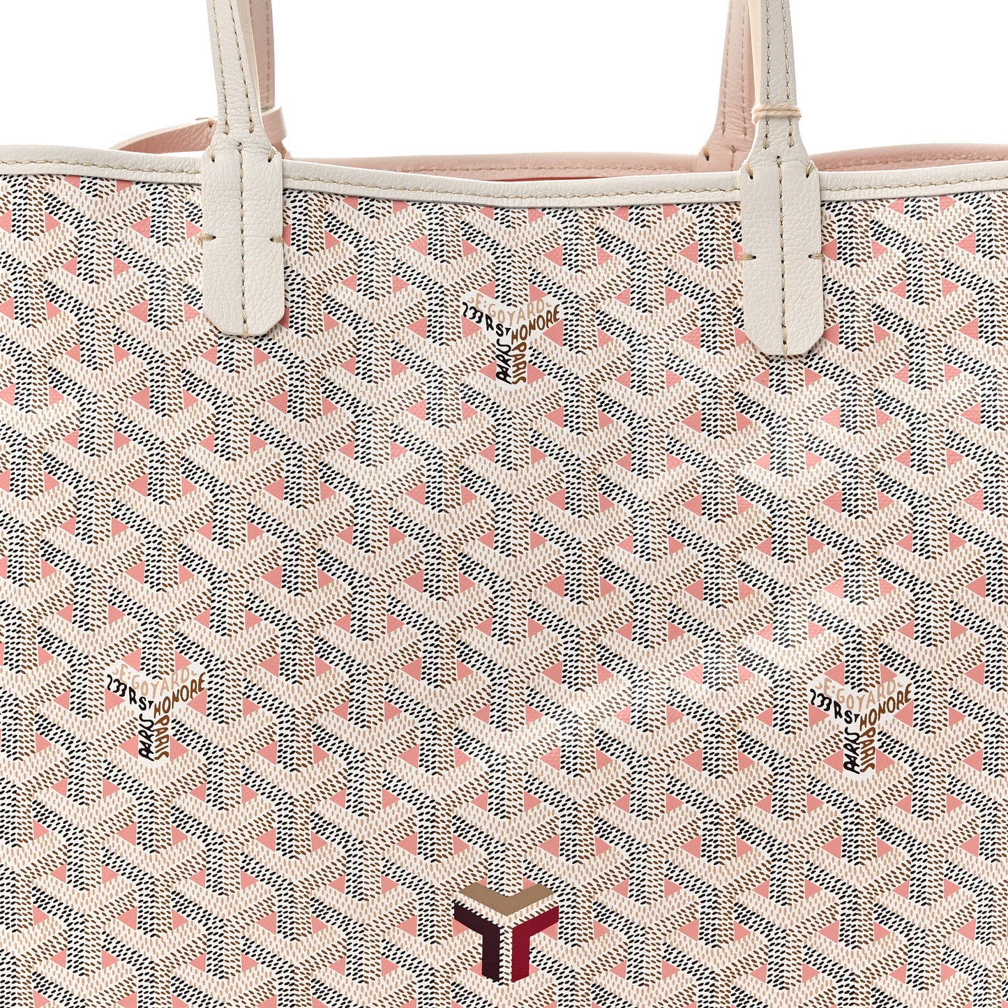 Goyardine Saint Louis Claire Voie PM White Pink