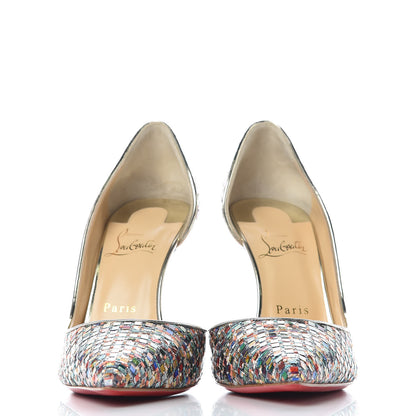Christian Louboutin Tresse Vitraux Specchio Iriza 100 Pumps 39.5 Multicolor 2 of 7