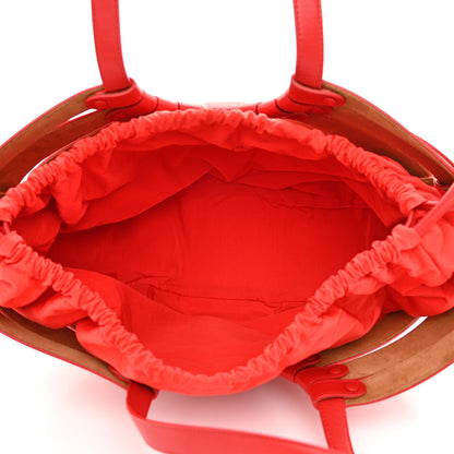 Bottega Veneta French Calfskin Shell Bag Chili Tomato 6 of 10