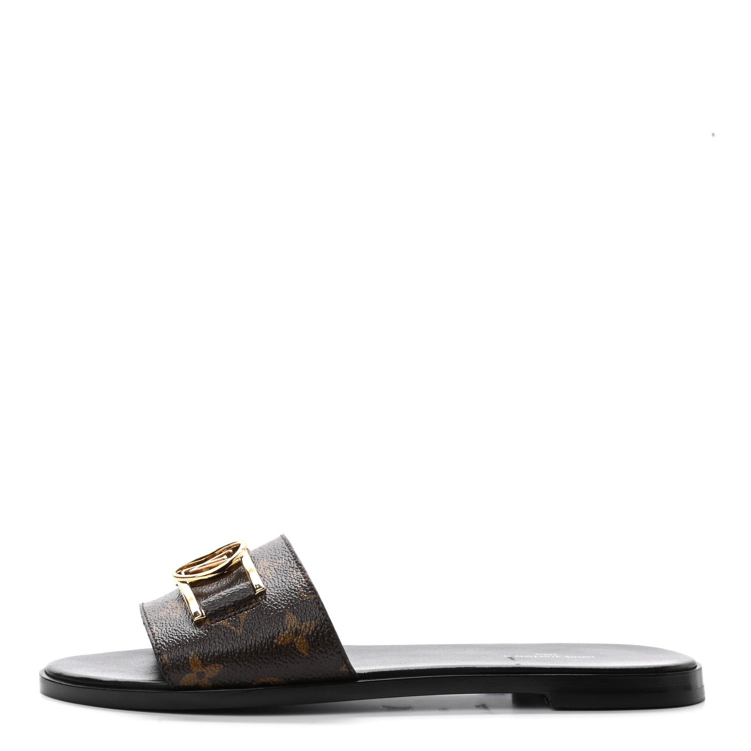 Louis Vuitton Patent Monogram Lock It Flat Mules 40 1 of 8