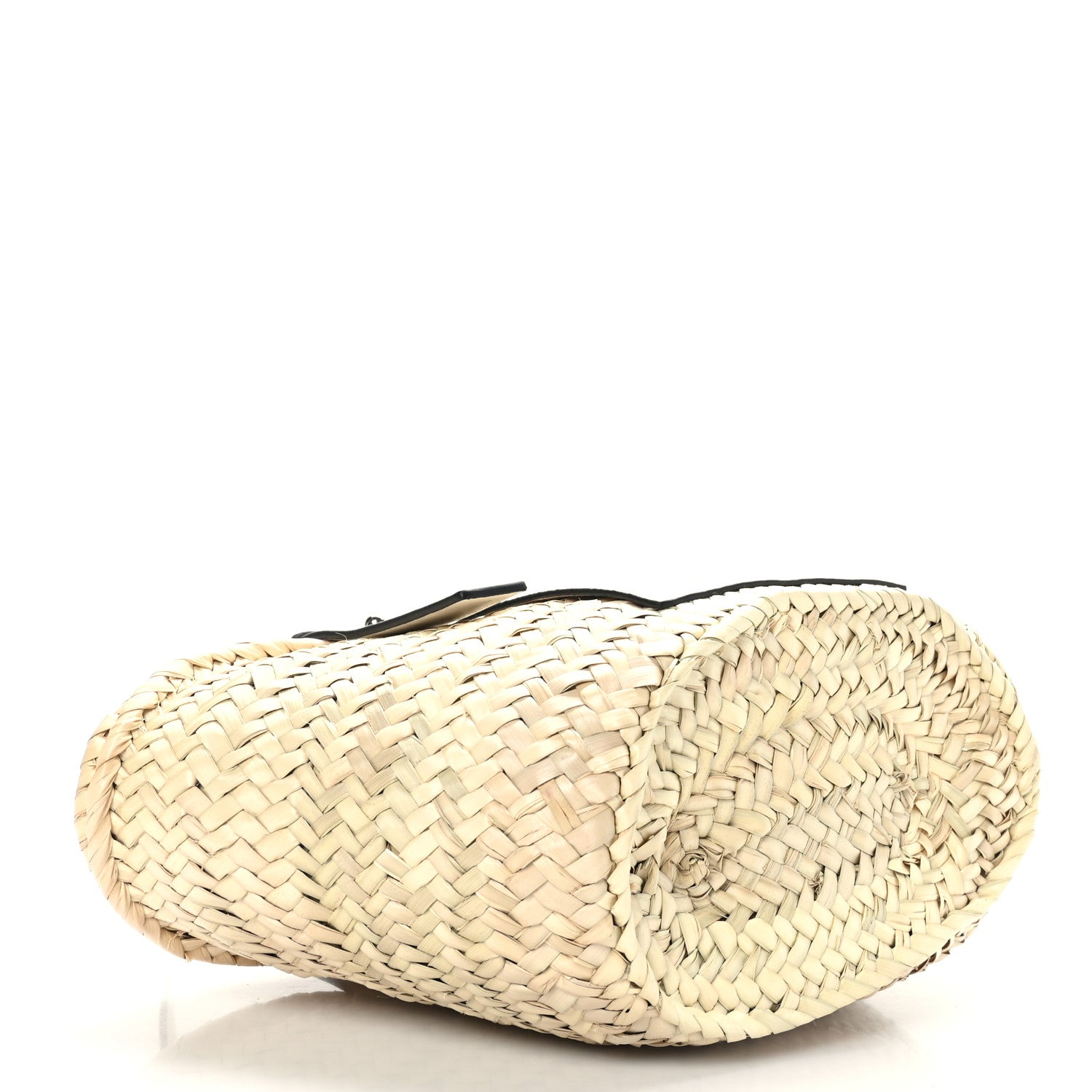 Loewe Raffia Small Basket Tote Bag Natural White 4 of 8