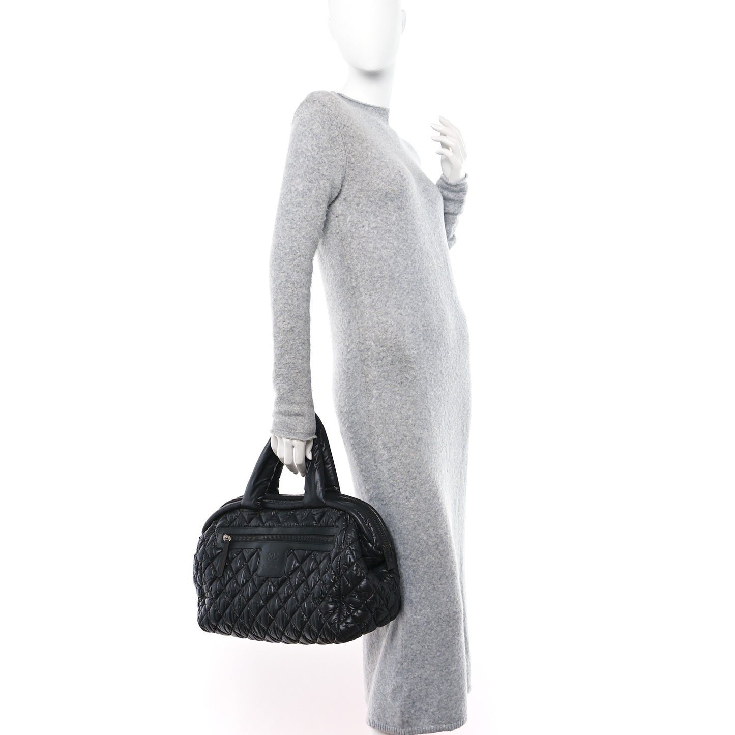 Nylon Coco Cocoon Bowler Black