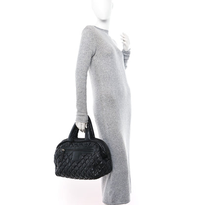 Chanel Nylon Coco Cocoon Bowler Black 2 of 11