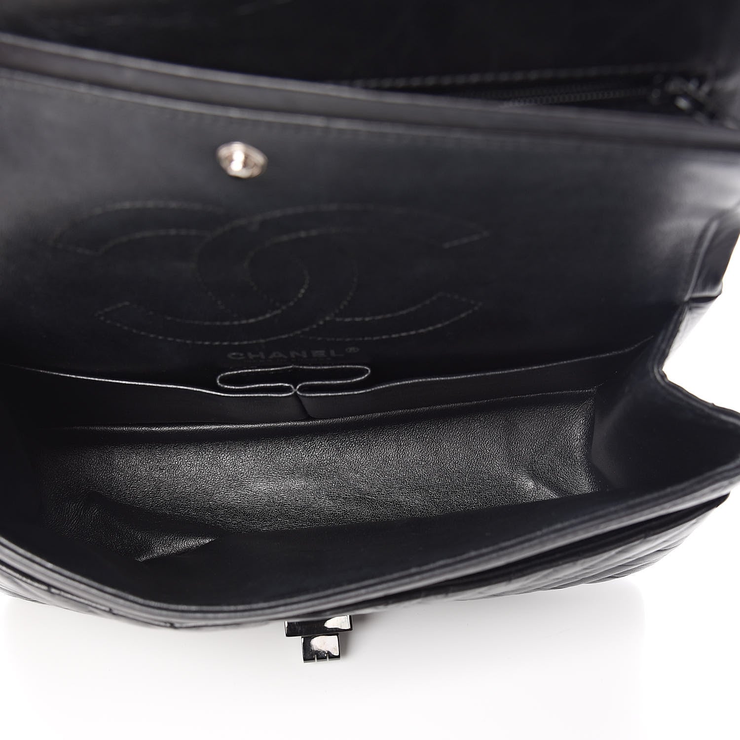 Chanel Aged Calfskin Chevron Quilted 2.55 Reissue 225 Flap So Black 6 of 12